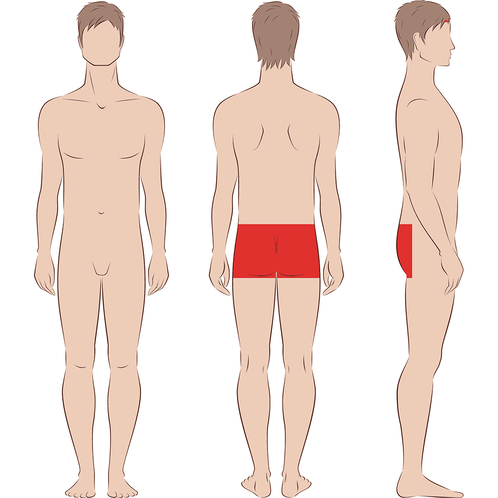 Male Buttocks Laser Hair Removal | Indy Laser